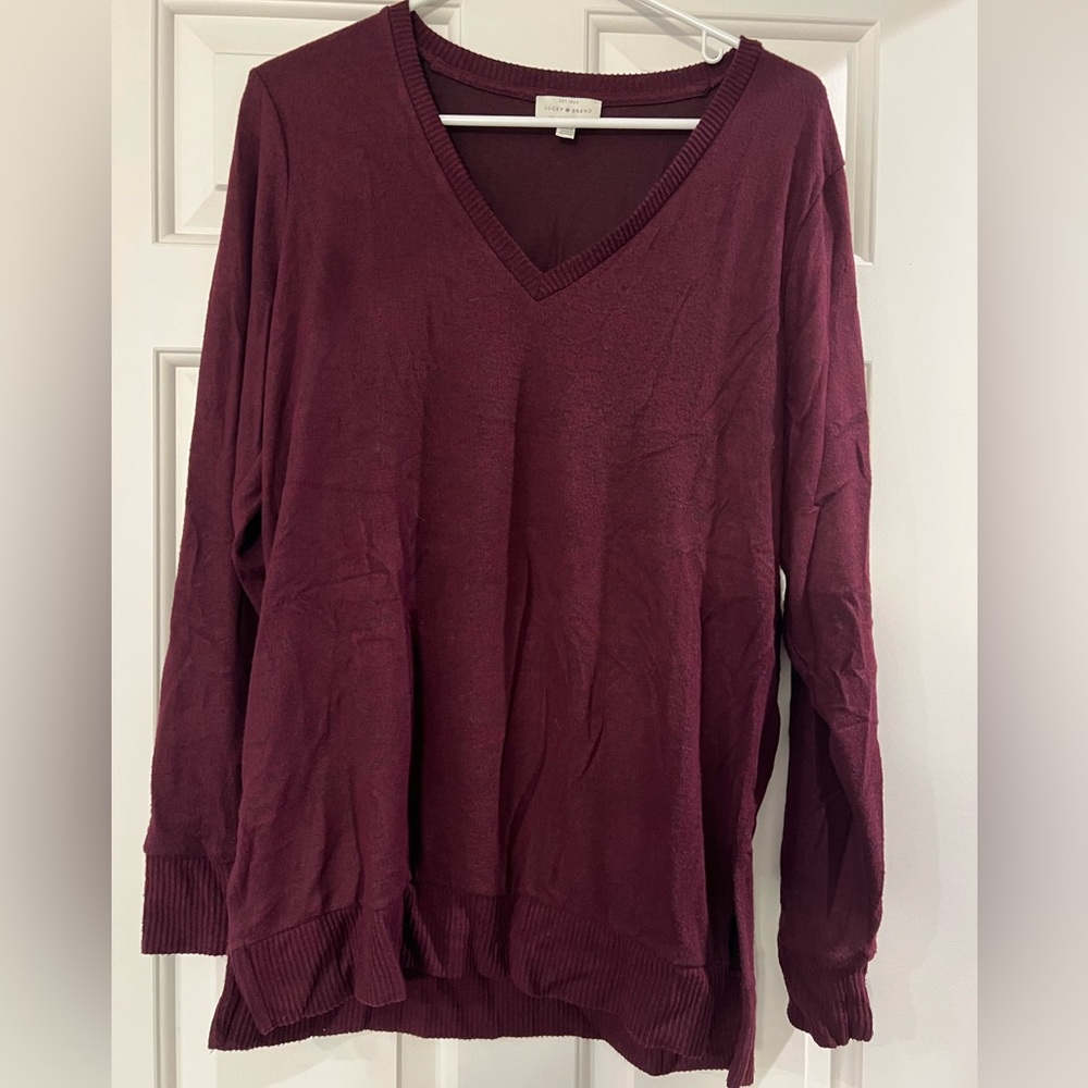 Red Tunic Sweater